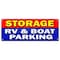 Signmission STORAGE RV & BOAT PARKING BANNER SIGN short long term secure indoor, B-Storage Rv & Boat Parkin B-Storage Rv & Boat Parkin - alternate 1